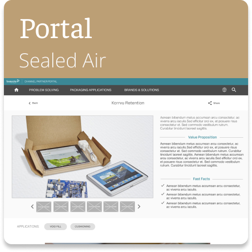 Link to Portal Sealed Air page
